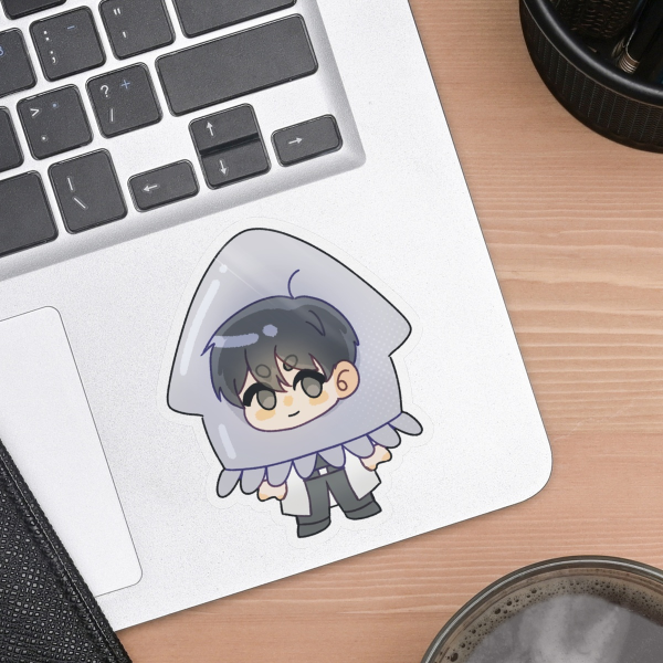 Kim Dokja - ORV - omniscient reader's viewpoint  Clear PET Vinyl Die Cut Stickers