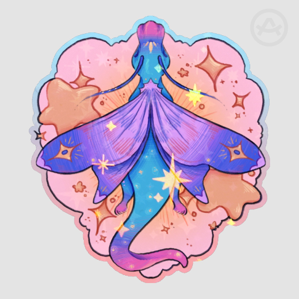 Starlight Dragon Sticker