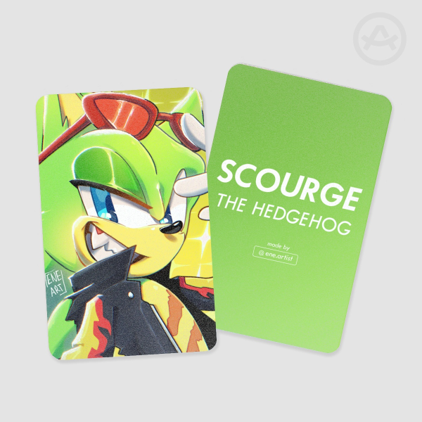 Scourge the Hedgehog - Holographic Photocard