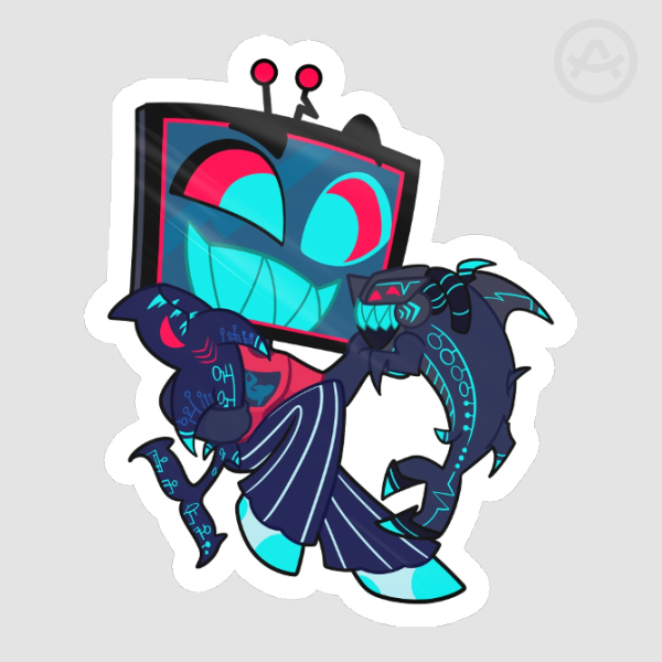 hazbin hotel vox sticker