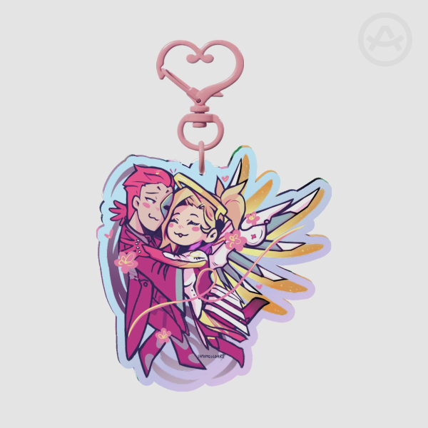"I've Got You" 🎔 Rainbow Acrylic Keychain