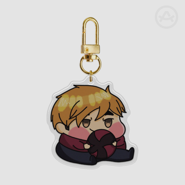 Chubby Atsumu Miya Acrylic Keychain