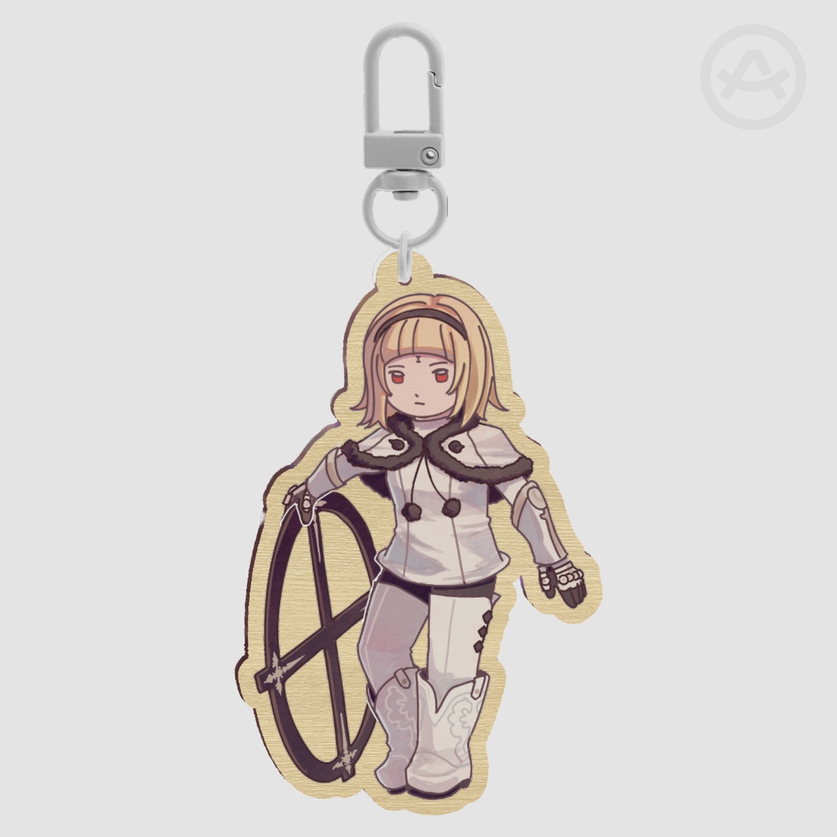 One Wooden Keychain