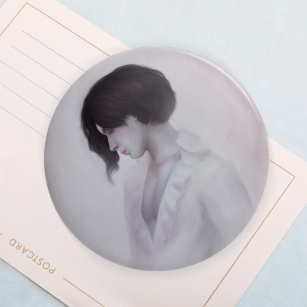 Ivory - Soft Touch Badge