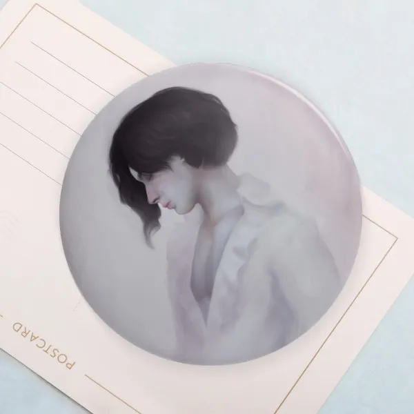 Ivory - Soft Touch Badge