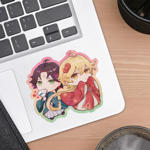 XiaoAether (Red) Wedding Die Cut Sticker