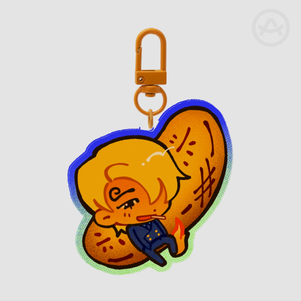 Banana Cue Sanji Full Bleed Acrylic Keychain