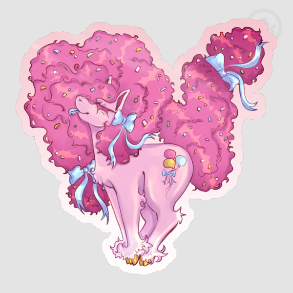 Pinkie Pie Glossy Sticker