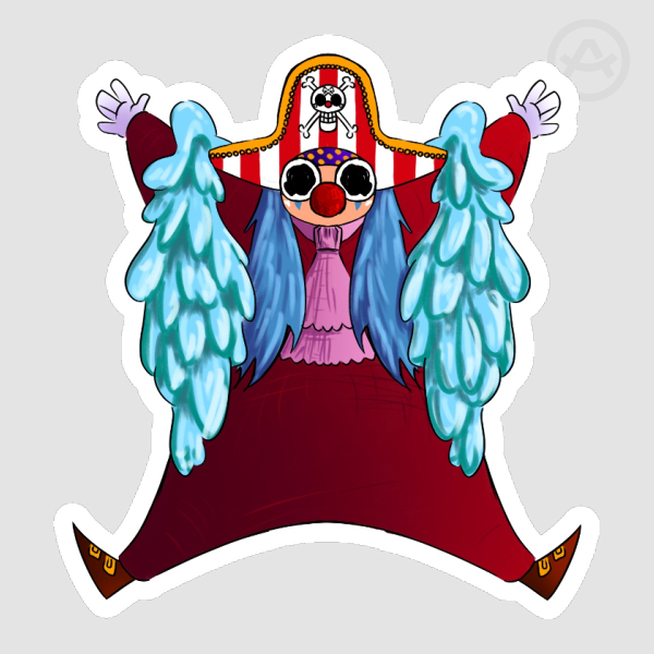 Buggy the Clown Sticker | One Piece
