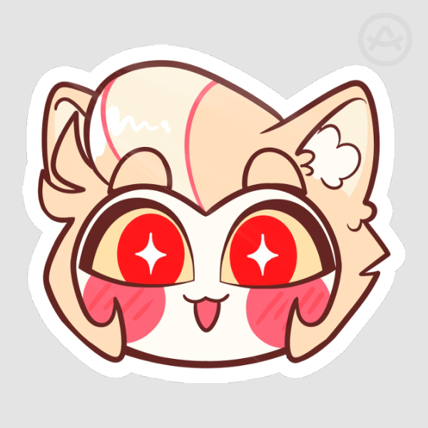 hazbin hotel Lucifer sticker