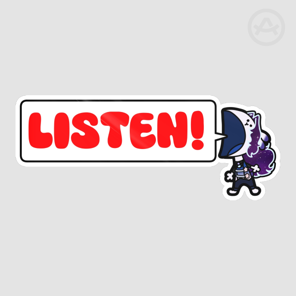 LISTEN! Sticker