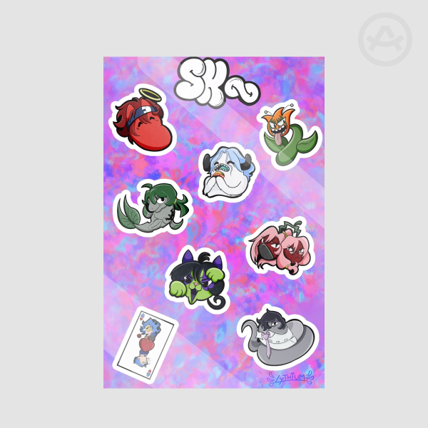 SK8 the Infinity Sticker Sheet