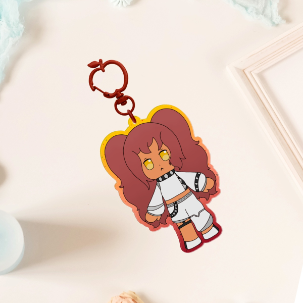 Pomme Applewood Acrylic Keychain