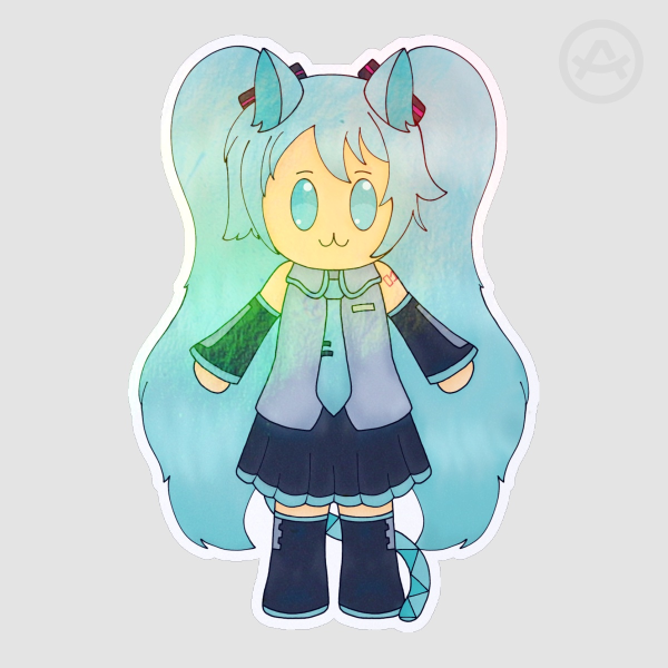 Hatsune Miku Cat Girl Sticker