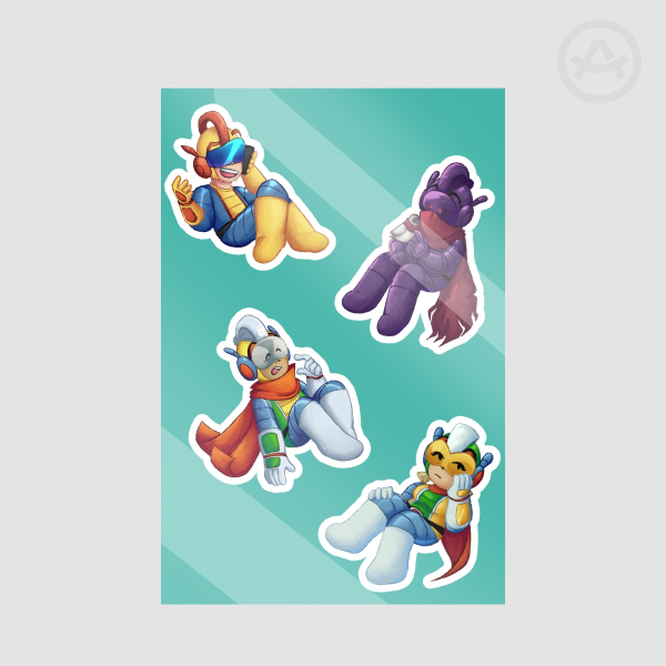 bravocorps sticker sheet