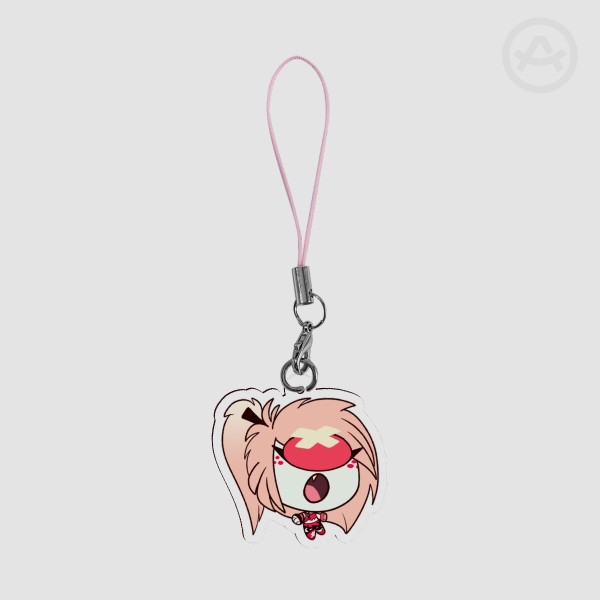Hazbin Hotel Cherri Bomb phone charm