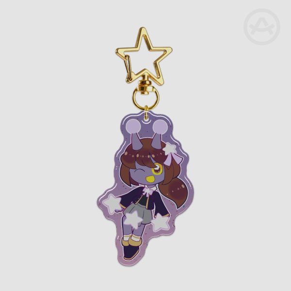 Amy on Parade - Epoxy Keychain
