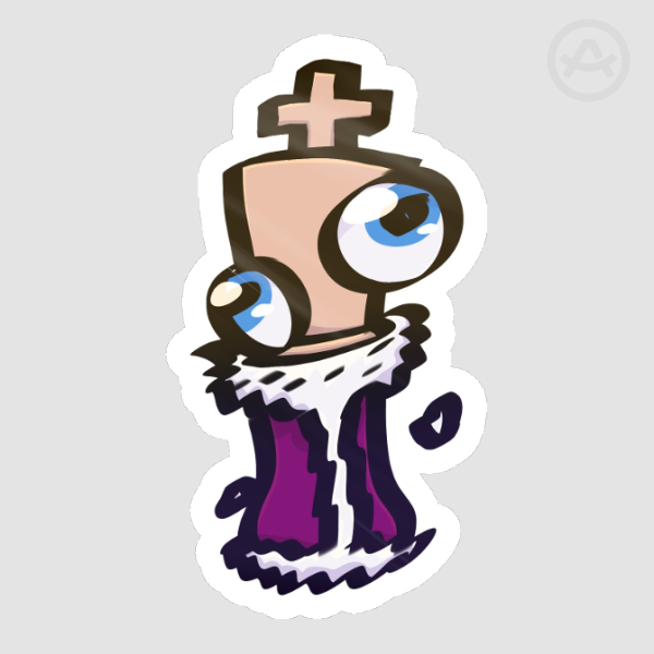 Kinger Doodle Die Cut Sticker