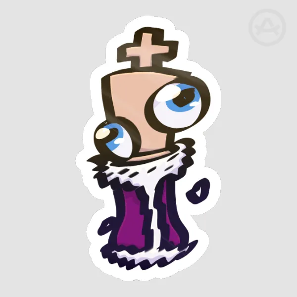Kinger Doodle Die Cut Sticker