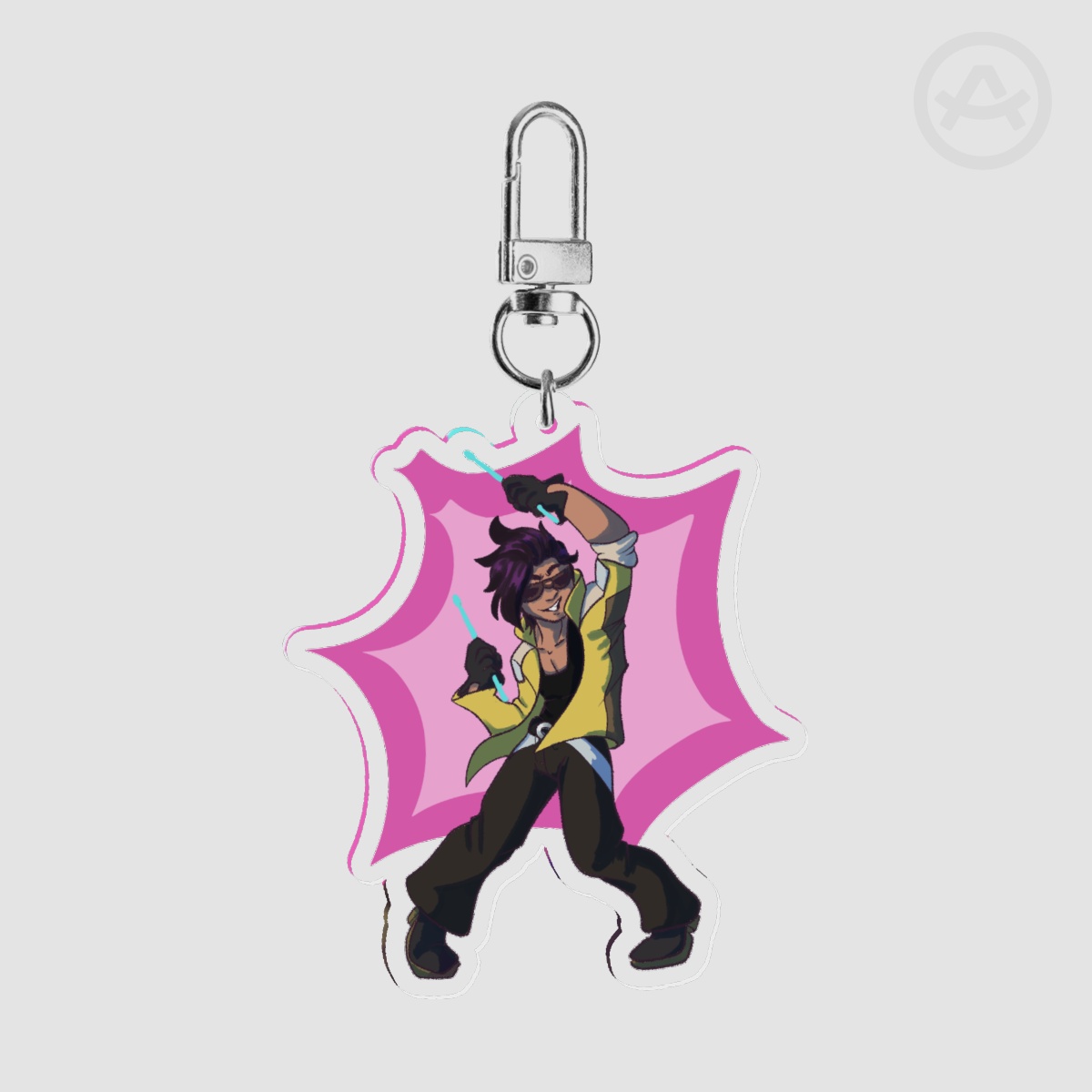 Charlie Disco Keychain