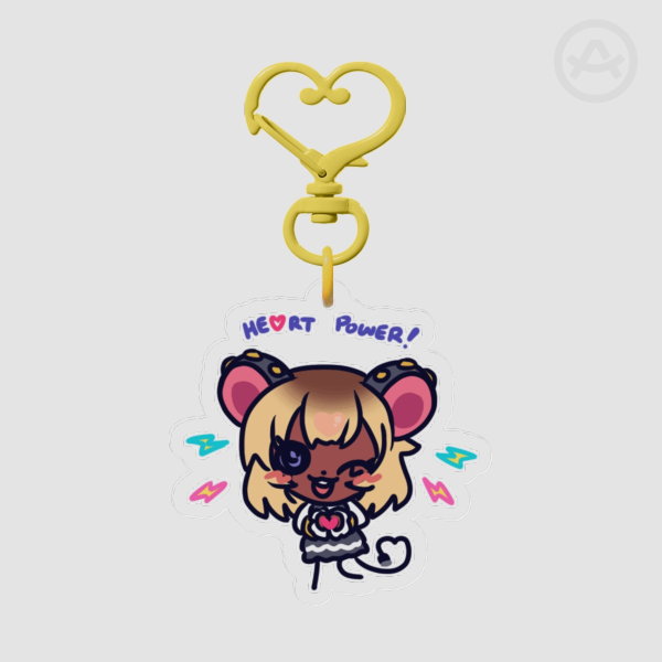 CHIPPI Acrylic Keychain by plumideathstar