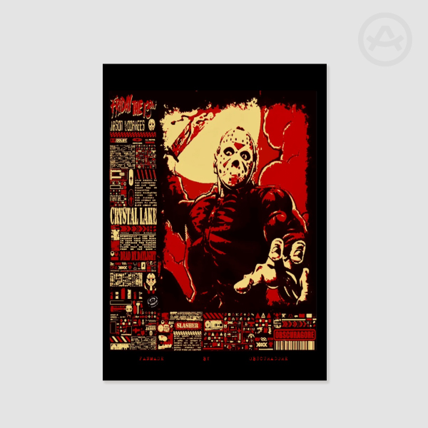 FRIDAY THE 13TH JASON VOORHEES POSTER
