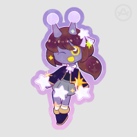Amy on Parade - Sparkly Sticker