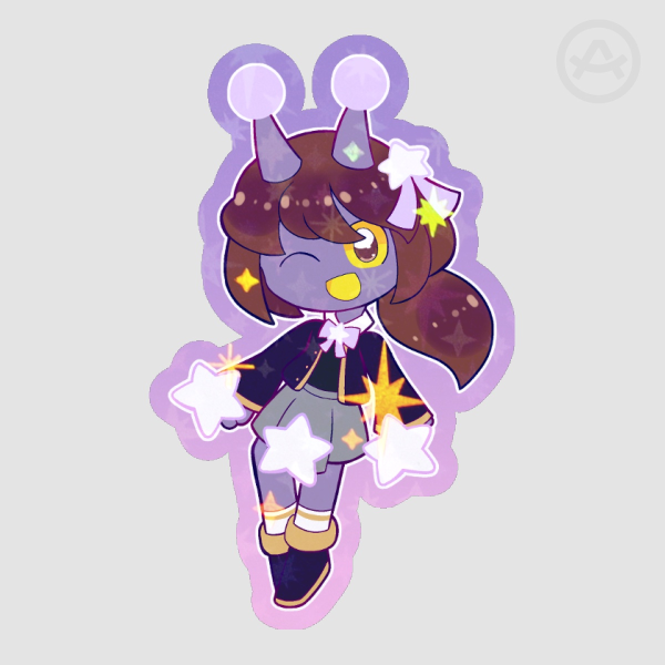Amy on Parade - Sparkly Sticker