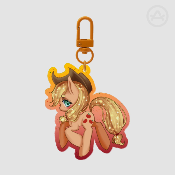 Apple Jack [Colored Edge Acrylic Keychains]