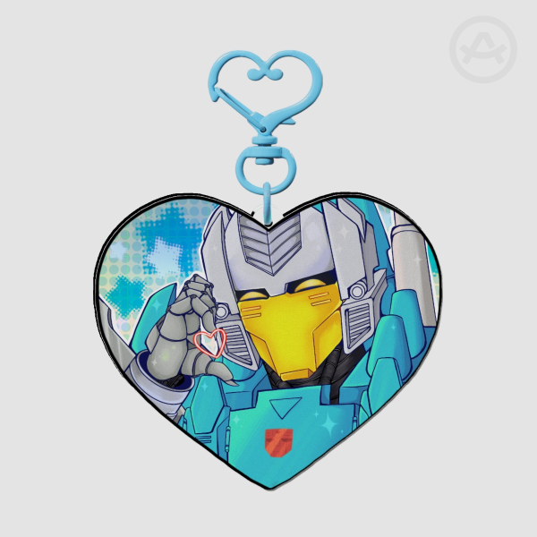 Brainstorm Heart Keychain