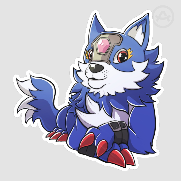 Doge Loogamon Sticker