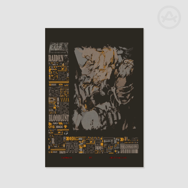 METAL GEAR RAIDEN POSTER