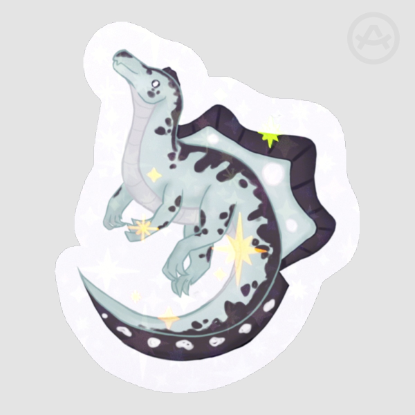 Minty the Spinosaurus | Large Star Holographic Spino