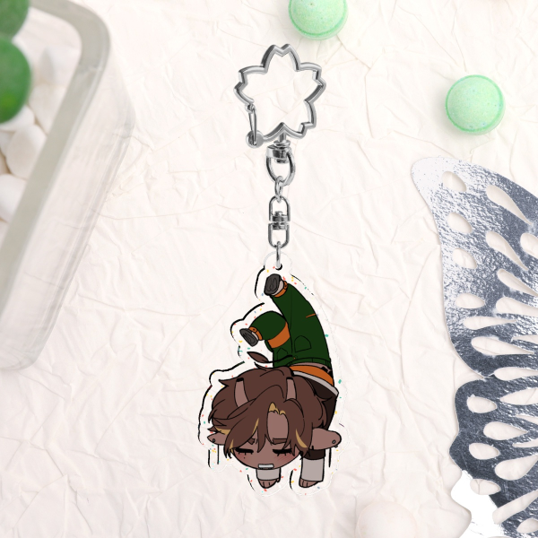 Rhodium Keychain