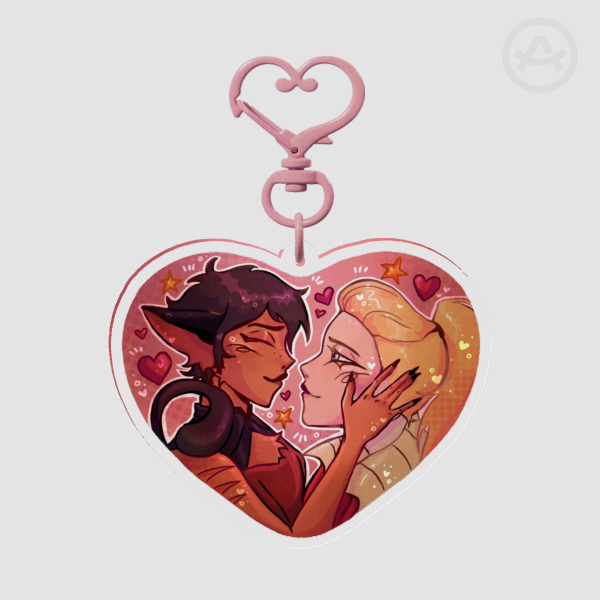 Catra x Adora Yuri Acrylic Keychain