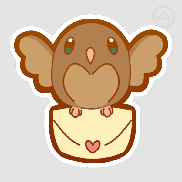 Love Letter Delivery Sticker