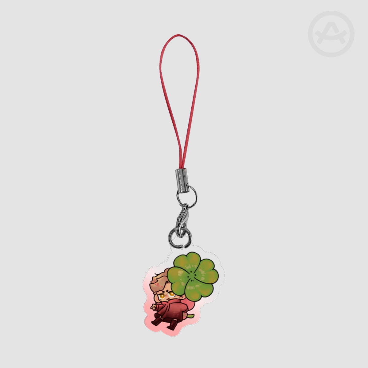 Clover tsumu phone charm