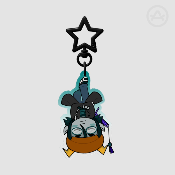 Tegiri Kalbur | Acrylic Keychain | Double Sided