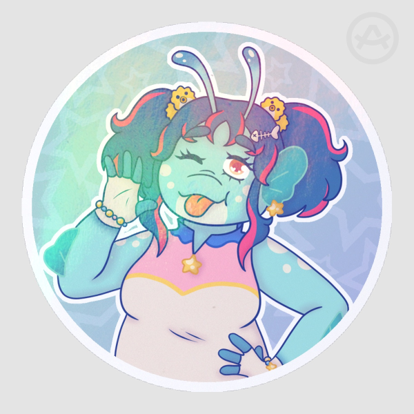 Luna Sticker