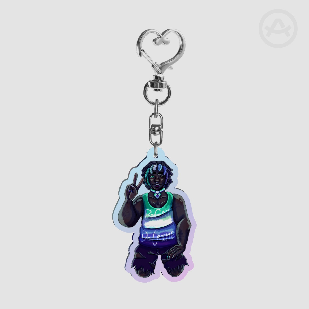 Gay/MLM Acrylic Keychain [OC]