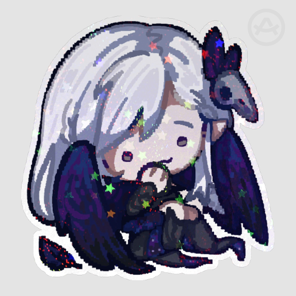 SnootyDeath Holo Sticker