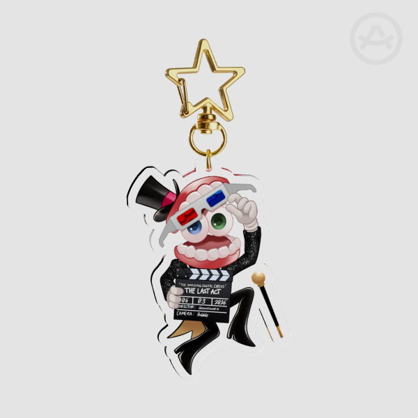Caine Movie Clear Acrylic Keychain