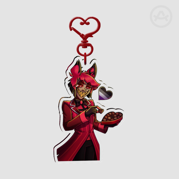 Alastor Ace Valentine's Day Keychain