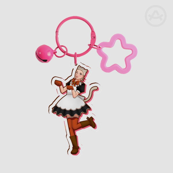 Maid Ocelot Keychain