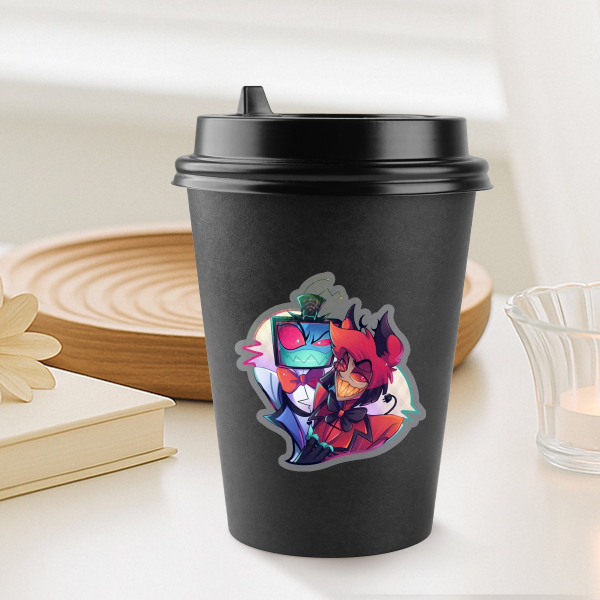 Clear RadioStatic holographic sticker
