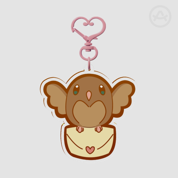 Love Letter Delivery Keychain