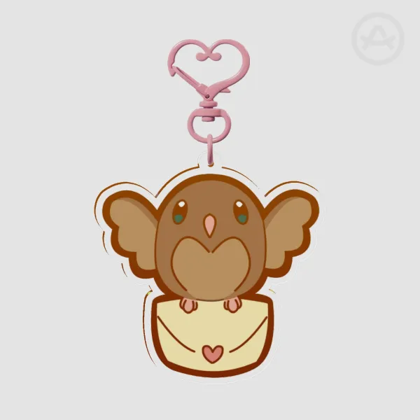 Love Letter Delivery Keychain