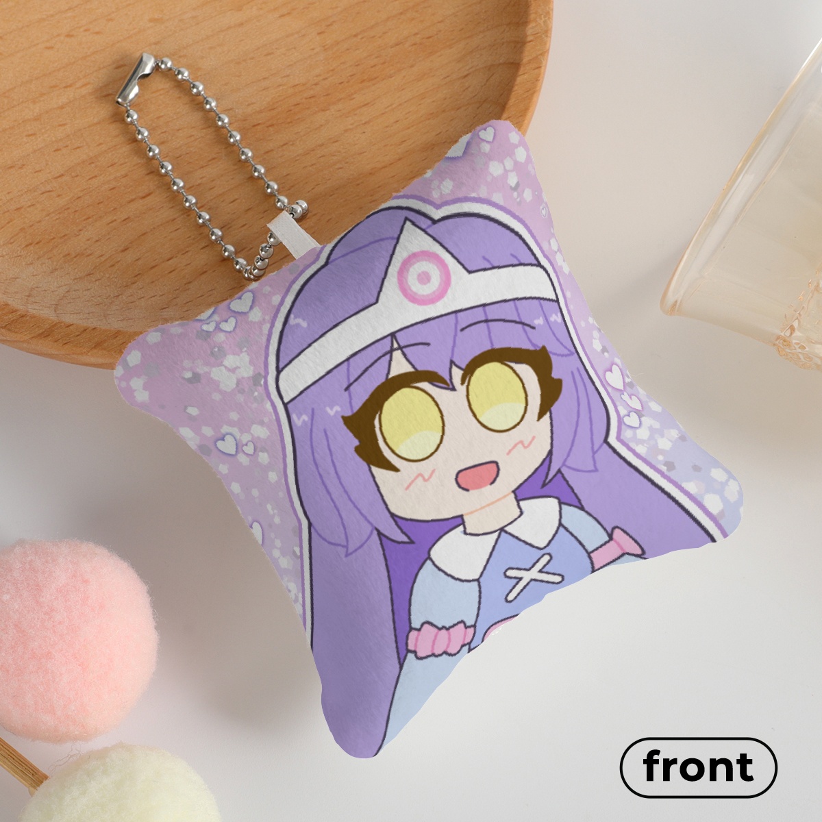 Ghost Pillow Keychains