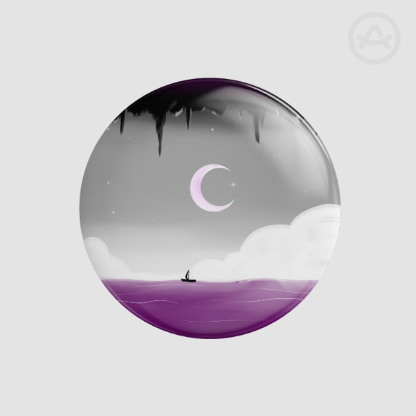 Asexual Button Pins