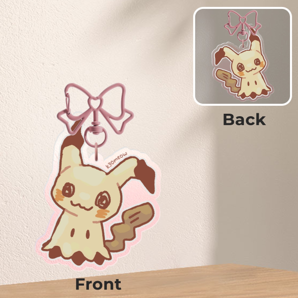 mimikyu keychain!